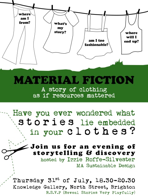 Material Fiction email invite